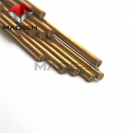 Custom Brass Electrode Tubes 3-hole Three Channel