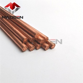 Custom Copper Electrode Tubes Square Core Inserted